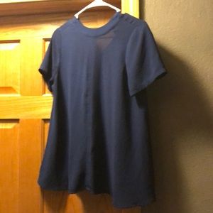 Navy blue blouse
